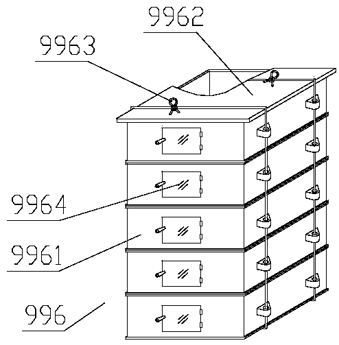 Breeding feeding equipment with anti-tipping device and annular track