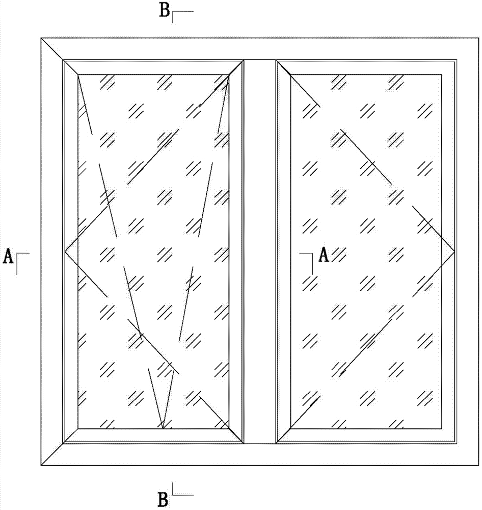 Ventilating heat-insulating glass window