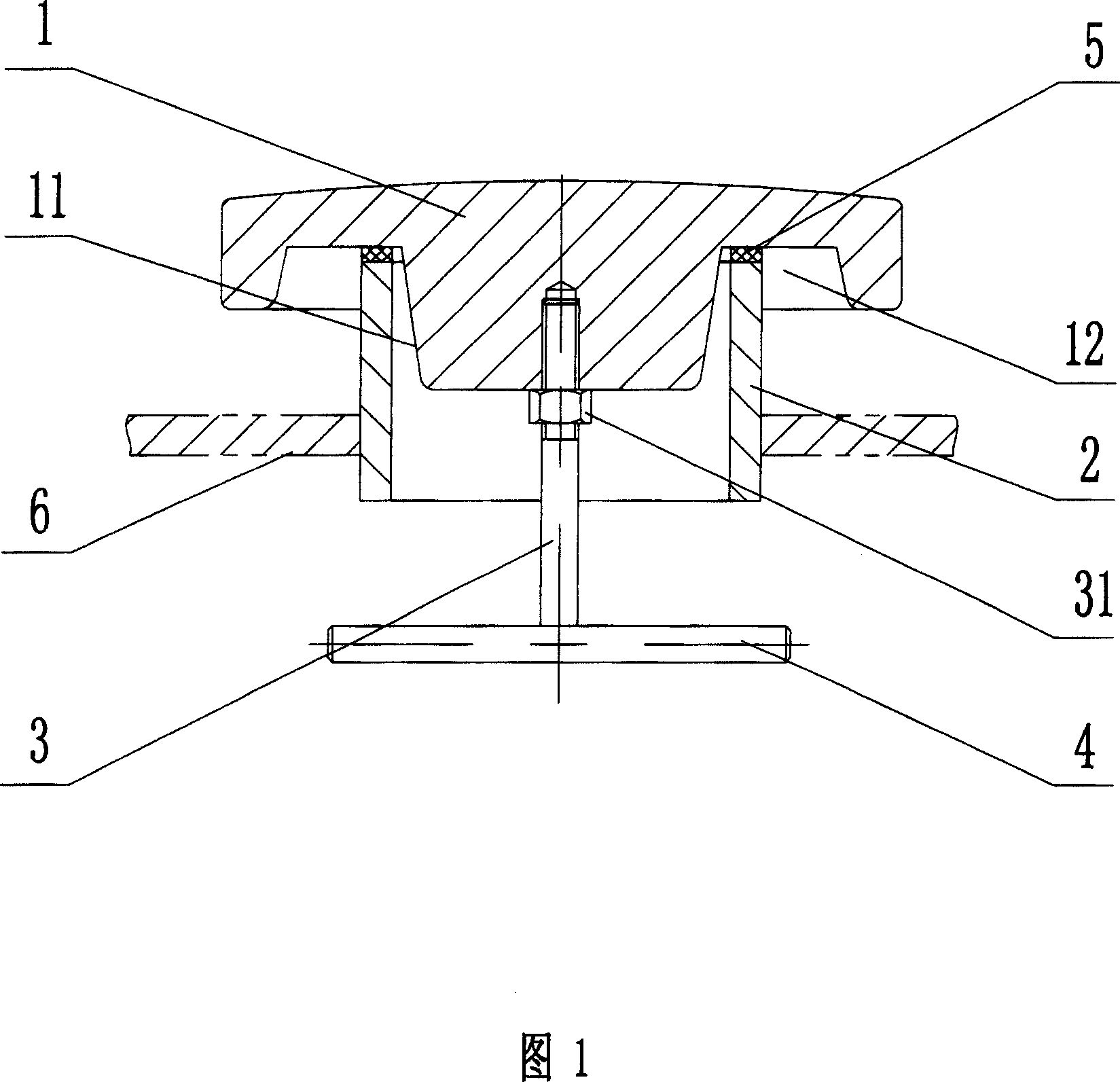 Pressure relief valve device for stirring station powder hopper