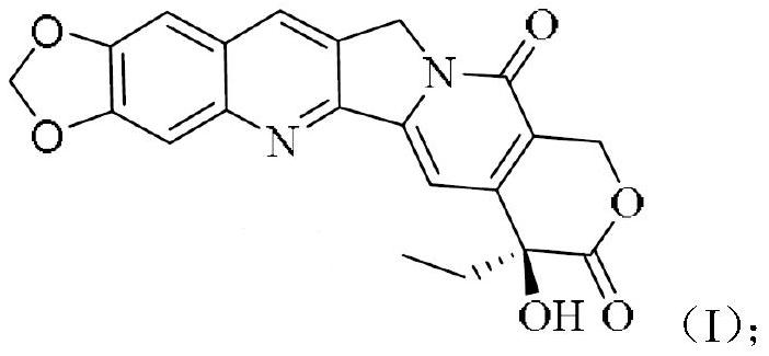 Camptothecin analogue solid dispersion as well as preparation method and application thereof