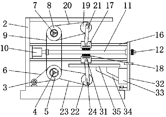 Industrial steel bar rust removal device