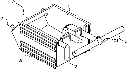 Crab apartment with independent withdrawal function