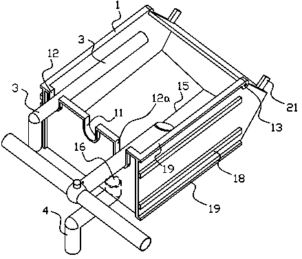 Crab apartment with independent withdrawal function