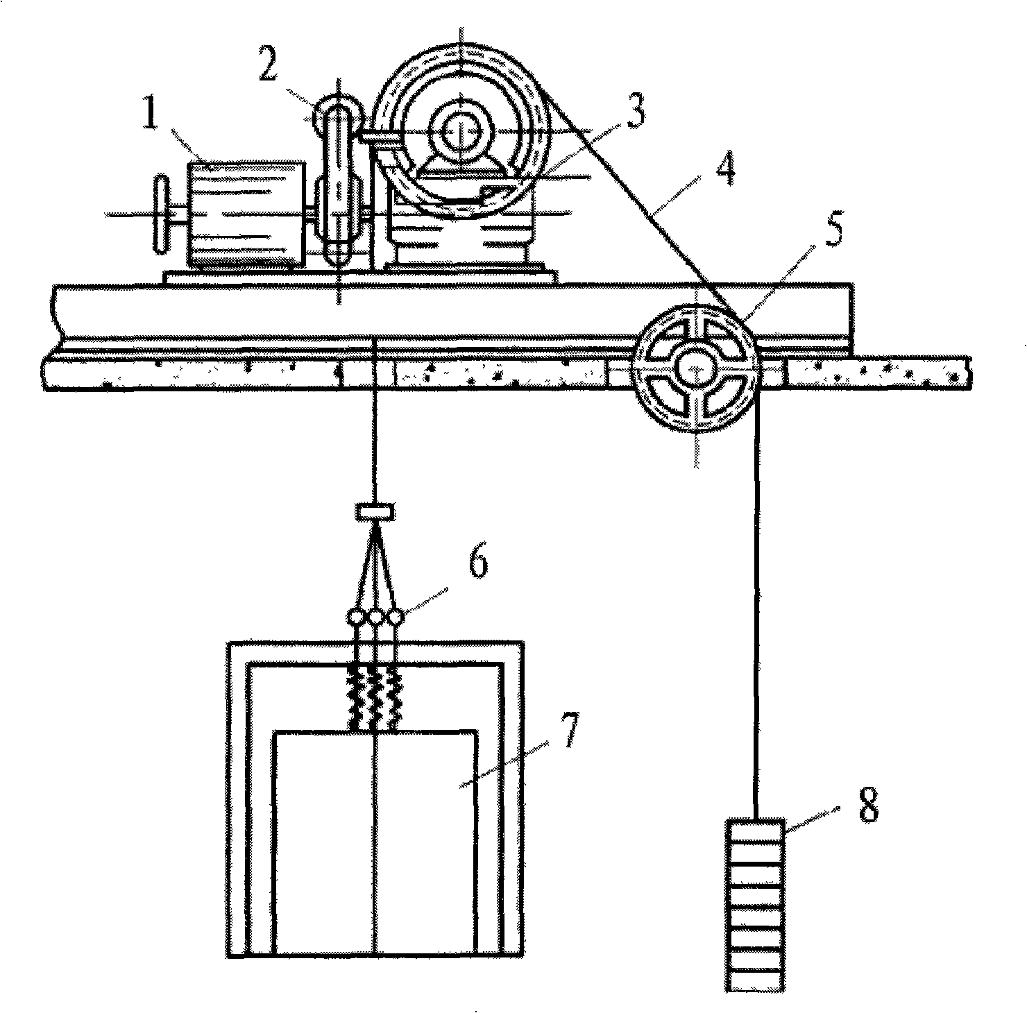 Elevator non-load traction capacity detecting method