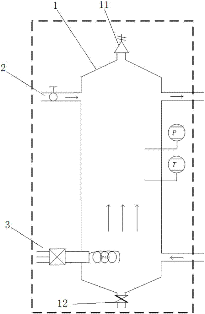 Gas and liquid two-phase dryness measuring system