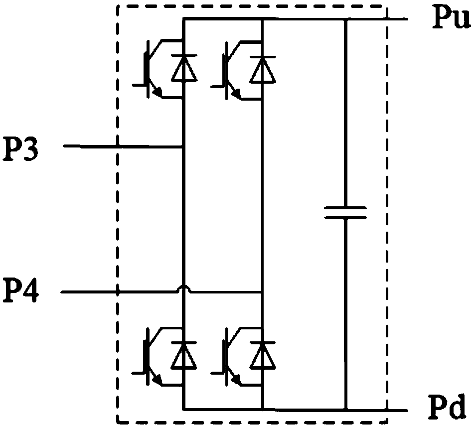 Modular multi-level full-bridge resonant power electronic transformer topology