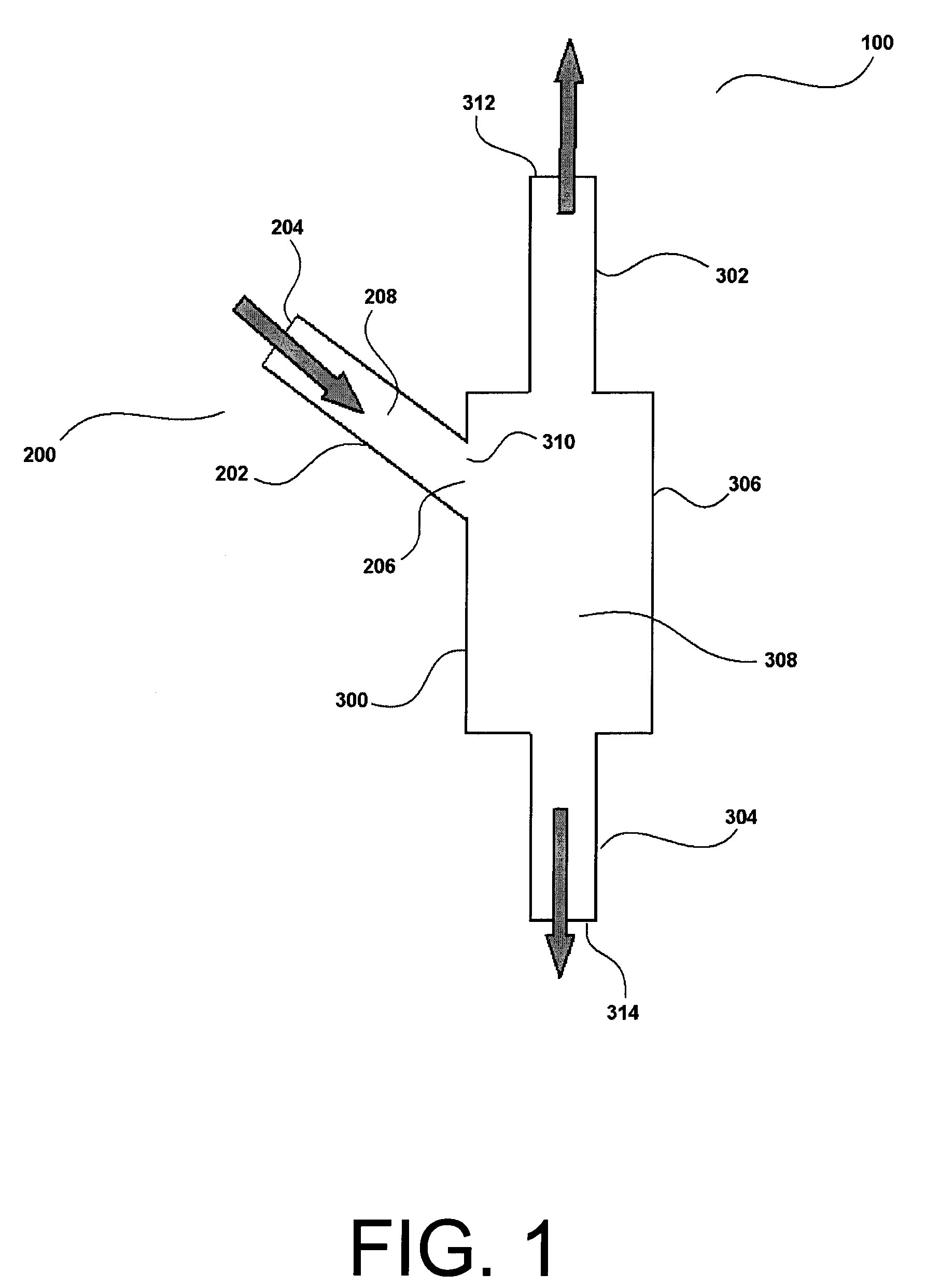 Method and apparatus for the separation of a gas-solids mixture in a circulating fluidized bed reactor