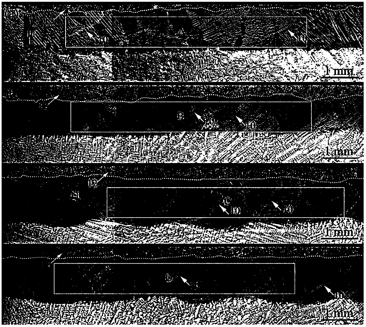 Method for controlling microstructure and hot crack sensibility of laser cladding coating