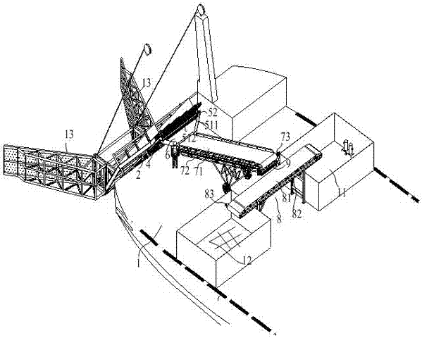 A kind of enteromorpha salvage ship and automatic salvage method for enteromorpha