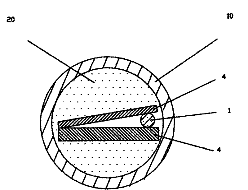 Pressure-sensitive optical cable and manufacture method thereof