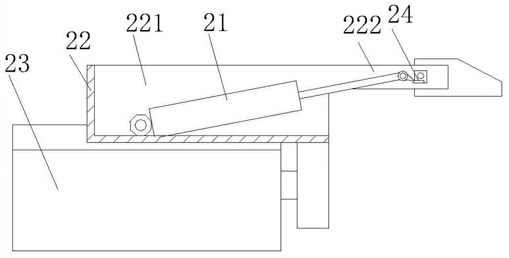 Stitch needle-bending tool special for wheel speed sensor