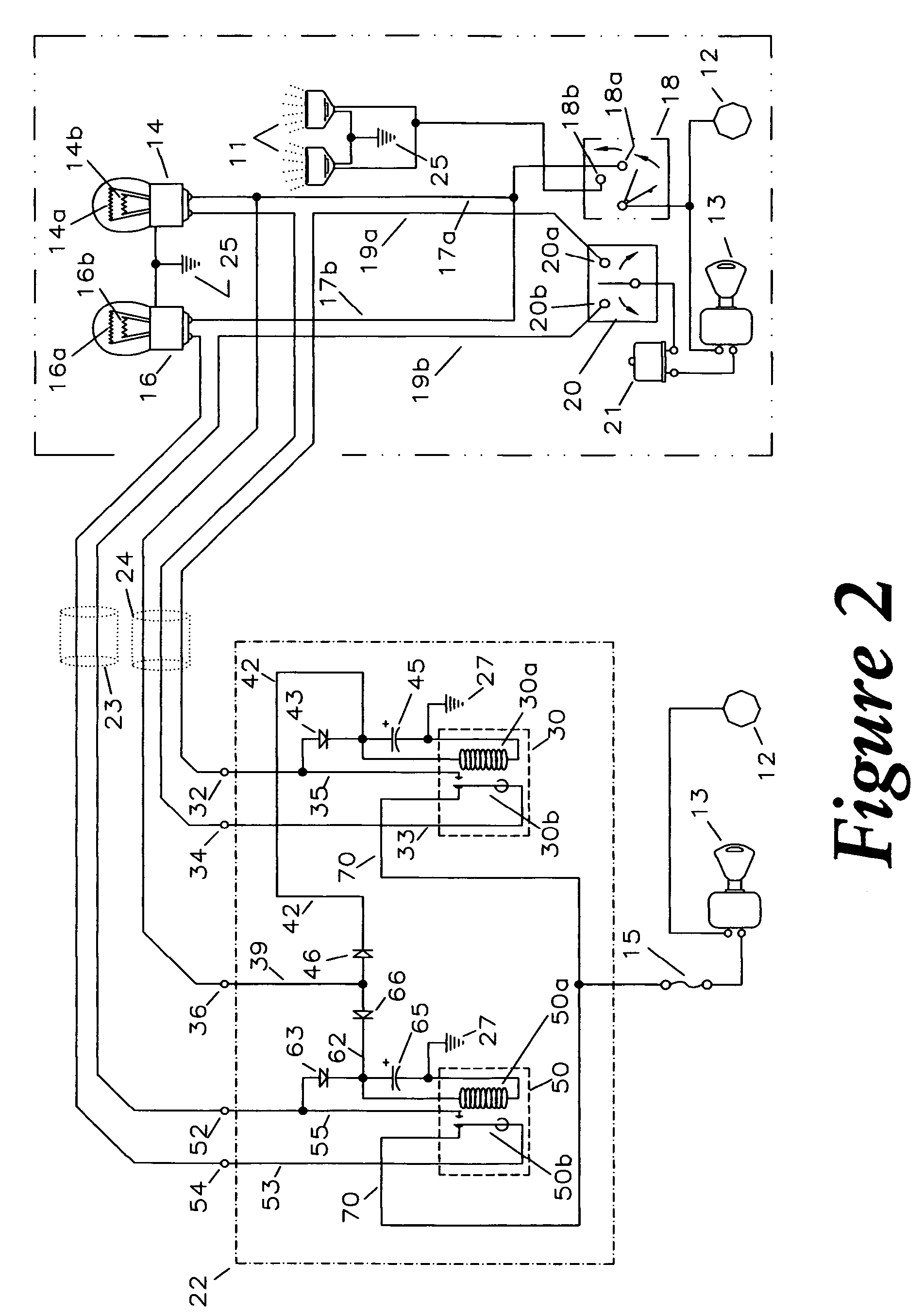 Directional lamp daytime running light module and vehicular turn signal control system