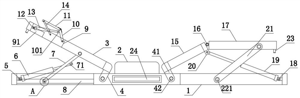 Anti-pinch auxiliary getting-up device