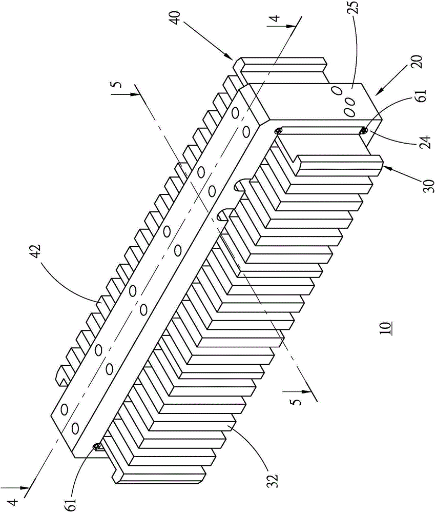 Iron core group of magnetic offset type linear motor