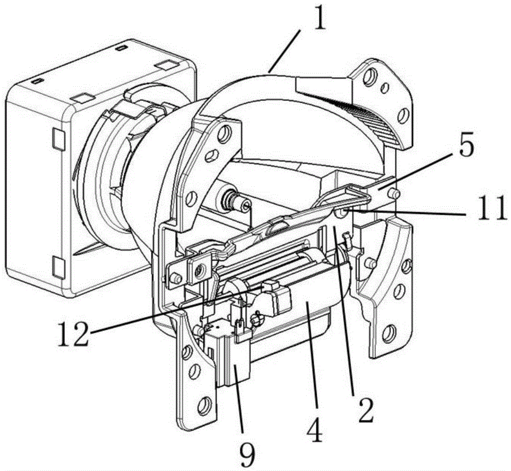 Light pattern conversion limiting mechanism of light pattern conversion drive device and light pattern conversion noise reduction method of light pattern conversion drive device