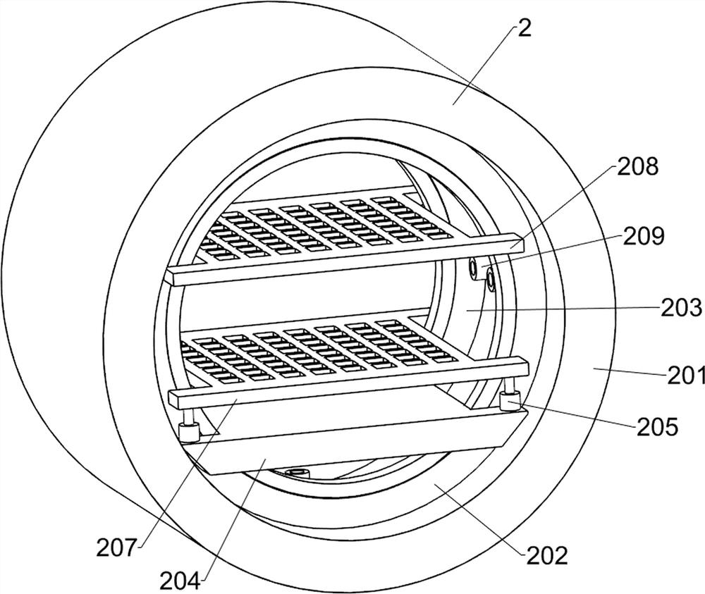 Sponge deodorizing and drying device