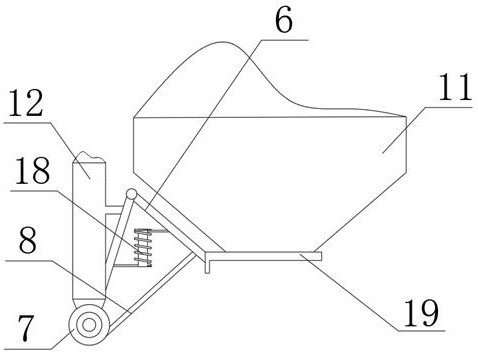 A mung bean seeding device