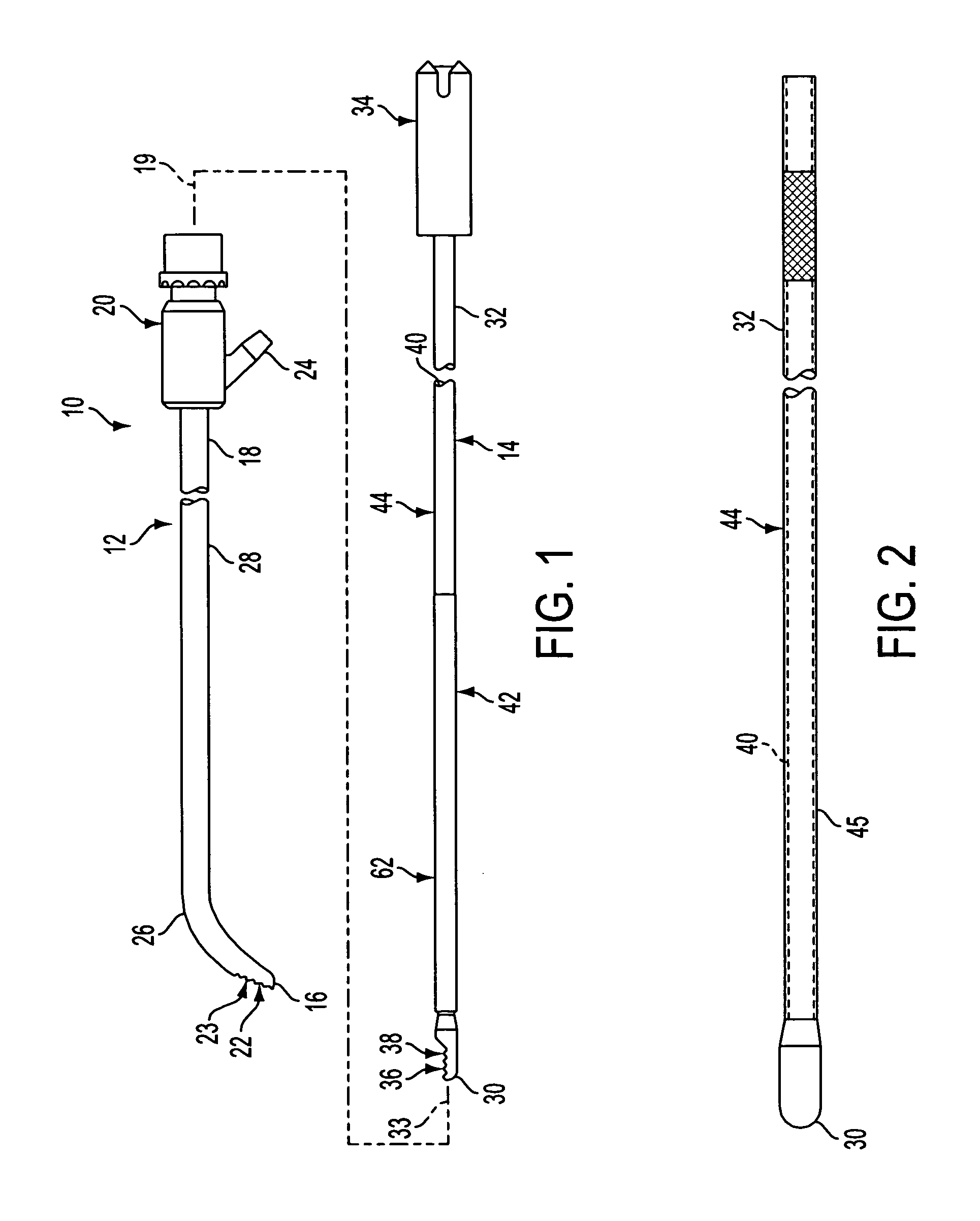 Angled tissue cutting instruments and method of fabricating angled tissue cutting instruments having flexible inner tubular members of tube and sleeve construction