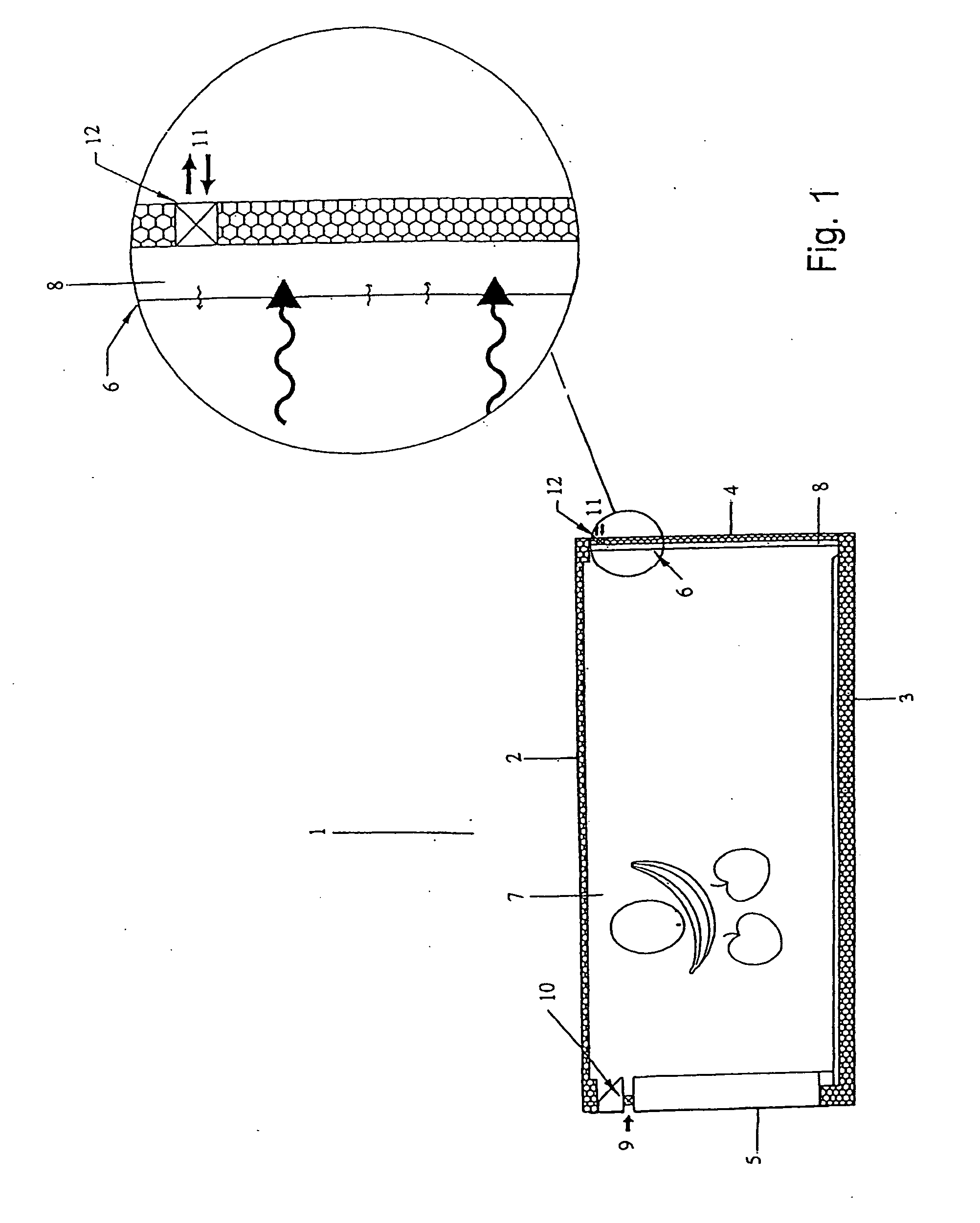 Gas permeable membrane