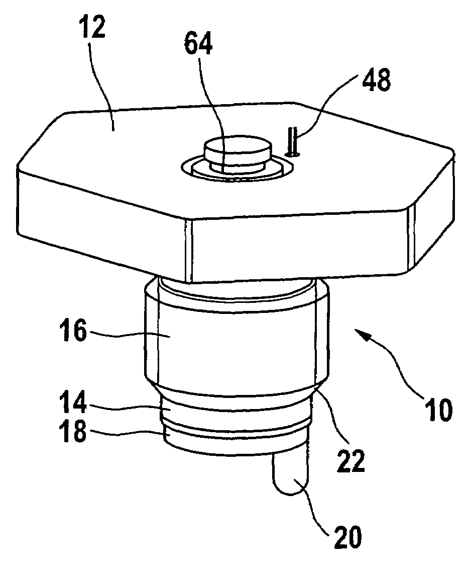 Combined pressure and temperature sensor