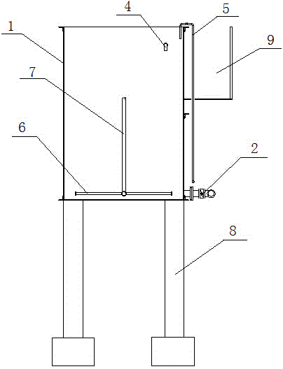 Pretreatment device for DMF (dimethyl formamide)-containing wastewater