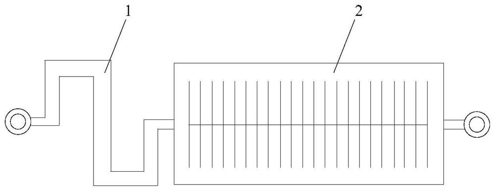 Displacement sensor based on double-stiffness square wave structure