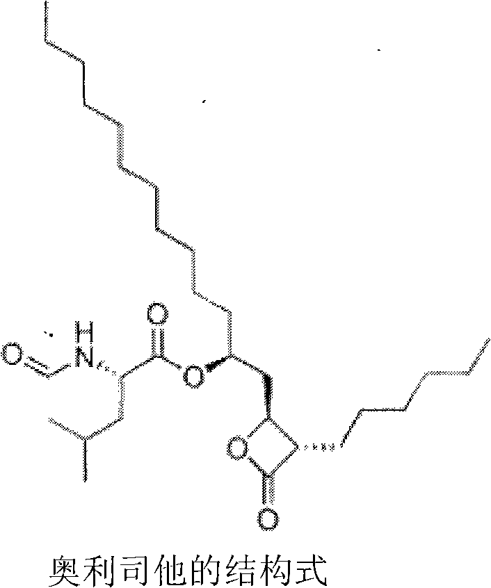 Method for separating and purifying Orlistat