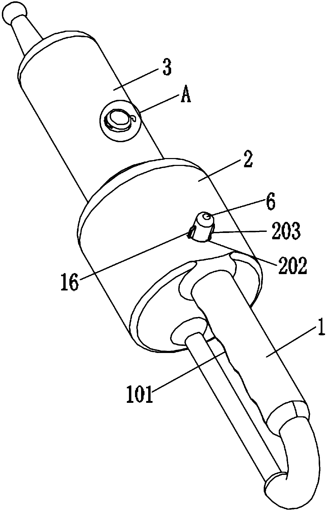 Medicament feeding machine for nursing of otolaryngology department