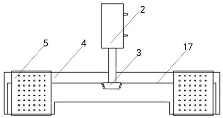 Lead-acid storage battery high-speed continuously-coated polar plate collecting device