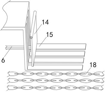 Lead-acid storage battery high-speed continuously-coated polar plate collecting device