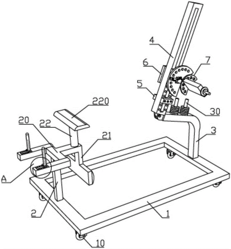 Prostration backward leg pedaling training device