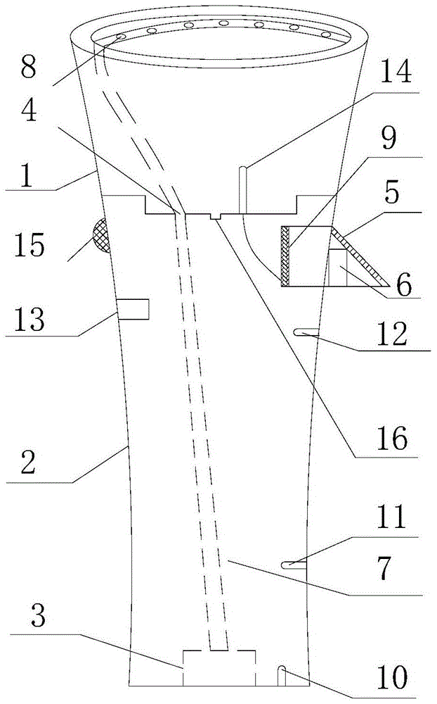 An integrated structure of an intelligent flowerpot