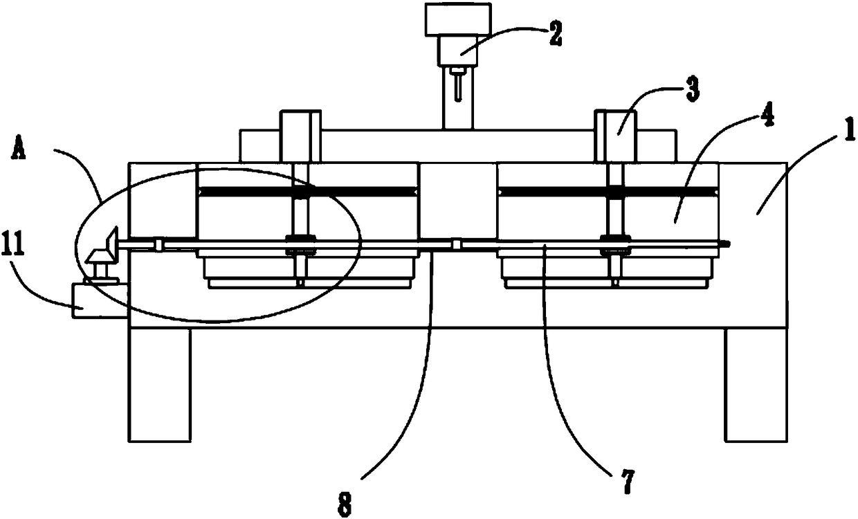 Table type drilling machine jig