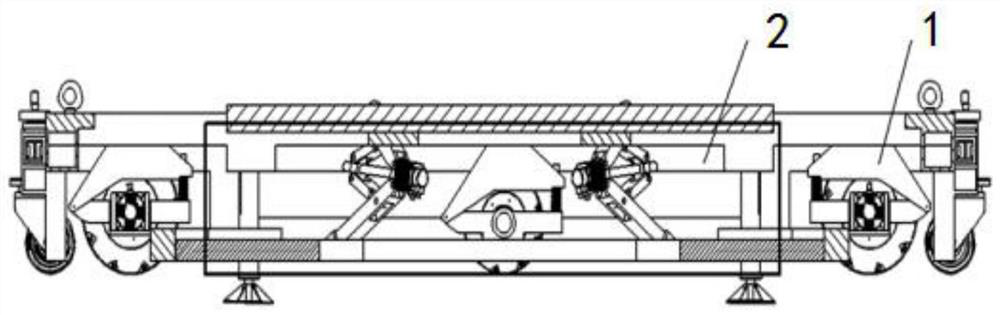 Movable platform capable of realizing six-degree-of-freedom posture adjustment