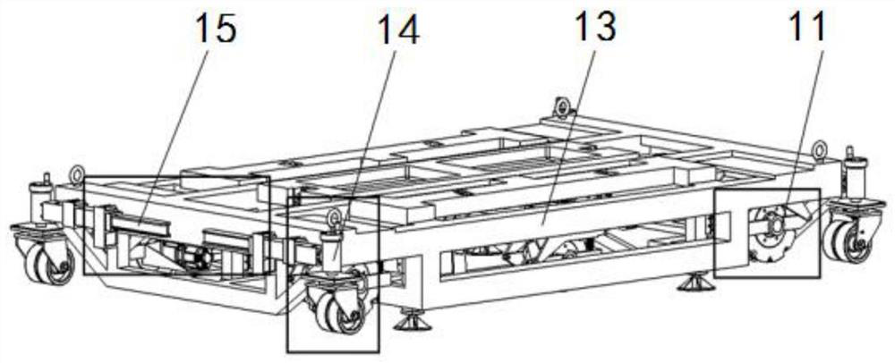 Movable platform capable of realizing six-degree-of-freedom posture adjustment