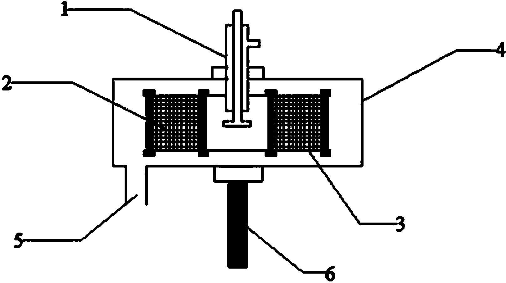 Impinging stream structure and impinging stream and rotary material packed bed device