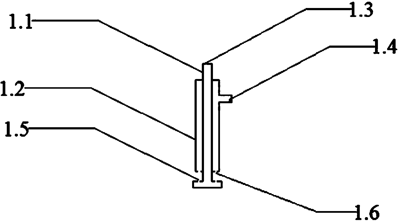 Impinging stream structure and impinging stream and rotary material packed bed device