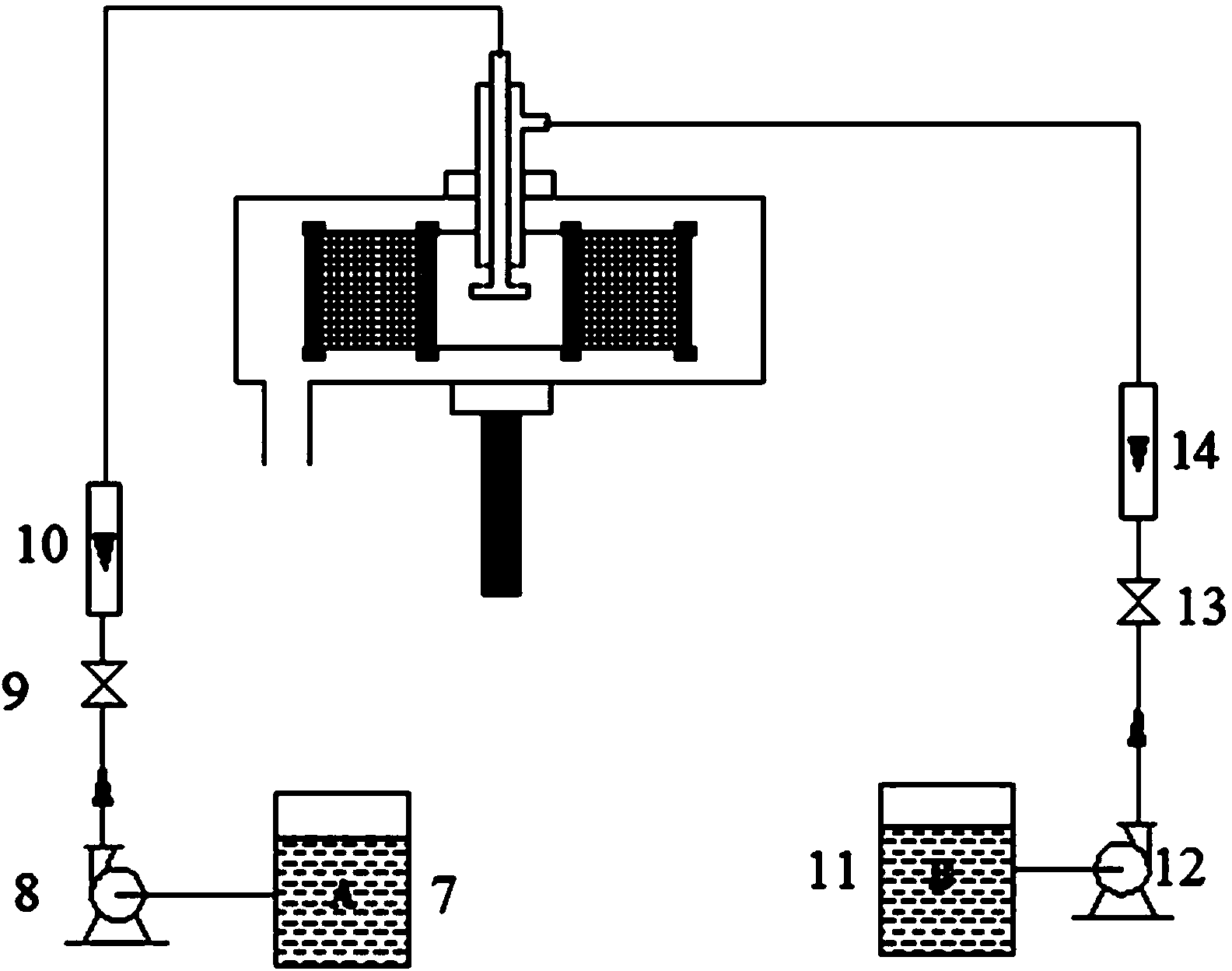 Impinging stream structure and impinging stream and rotary material packed bed device