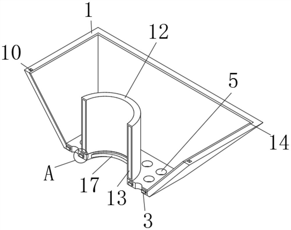 Automatic fruit collecting device based on fruit tree ripening