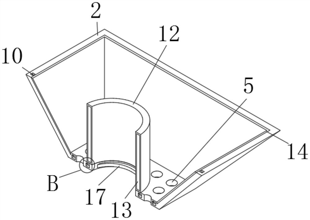 Automatic fruit collecting device based on fruit tree ripening