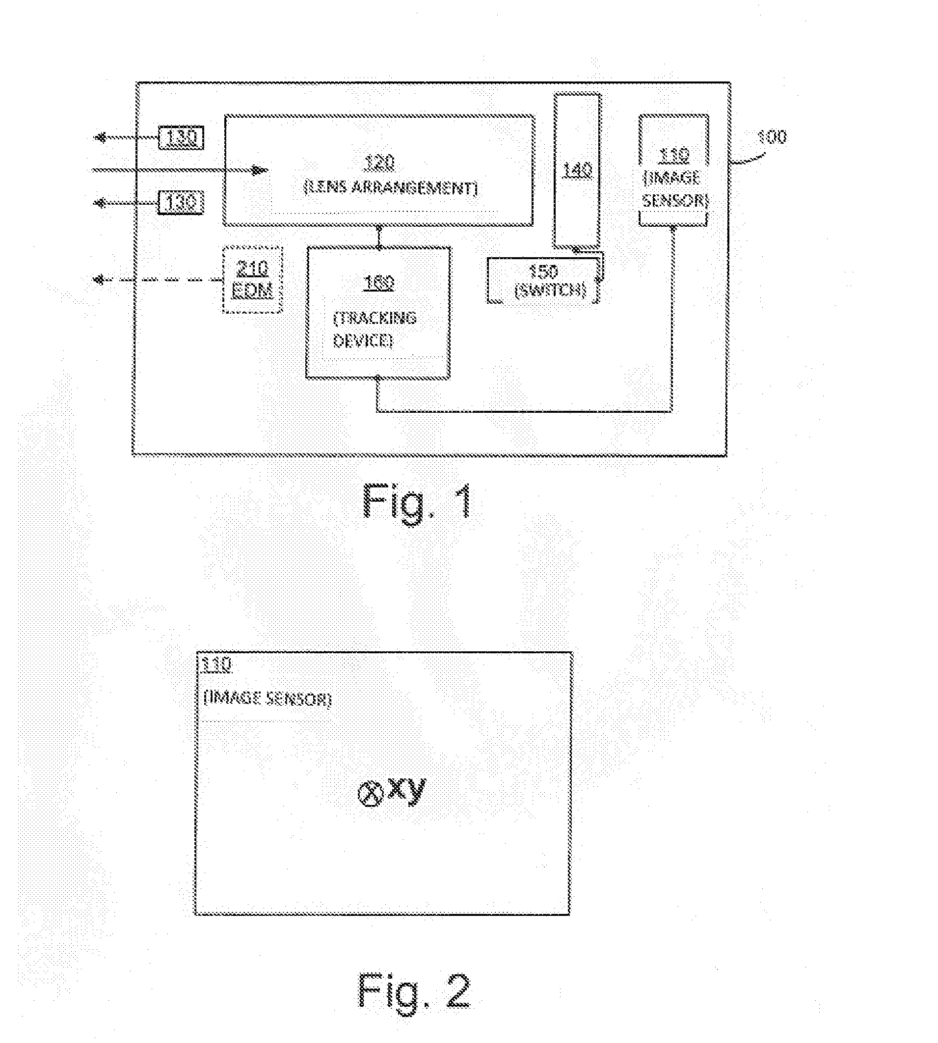 Optical system for tracking a target