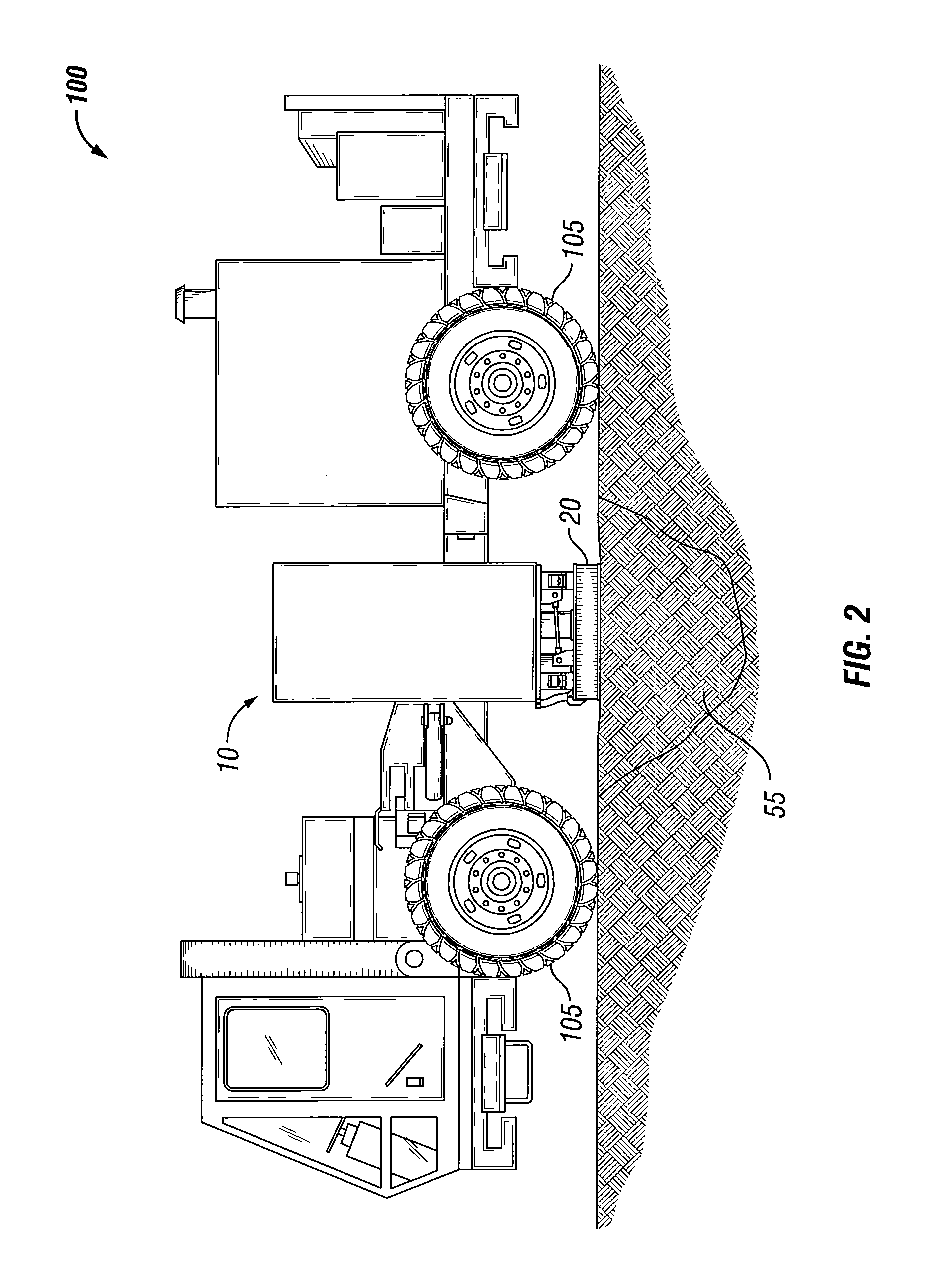 Constant holddown weight for vibratory seismic sources