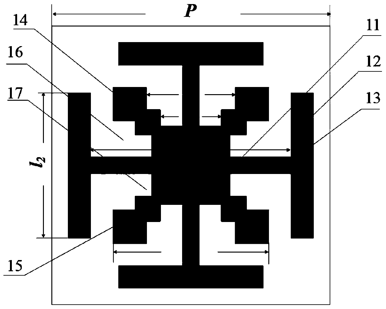 Flexible multilayer frequency selective surface with transmission zero point