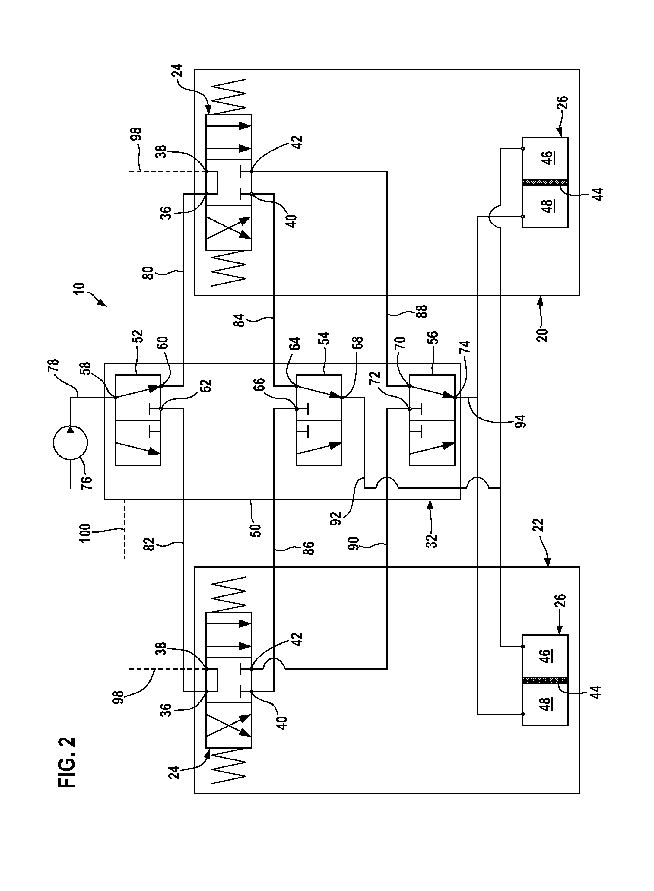 Dual hydraulic power steering system