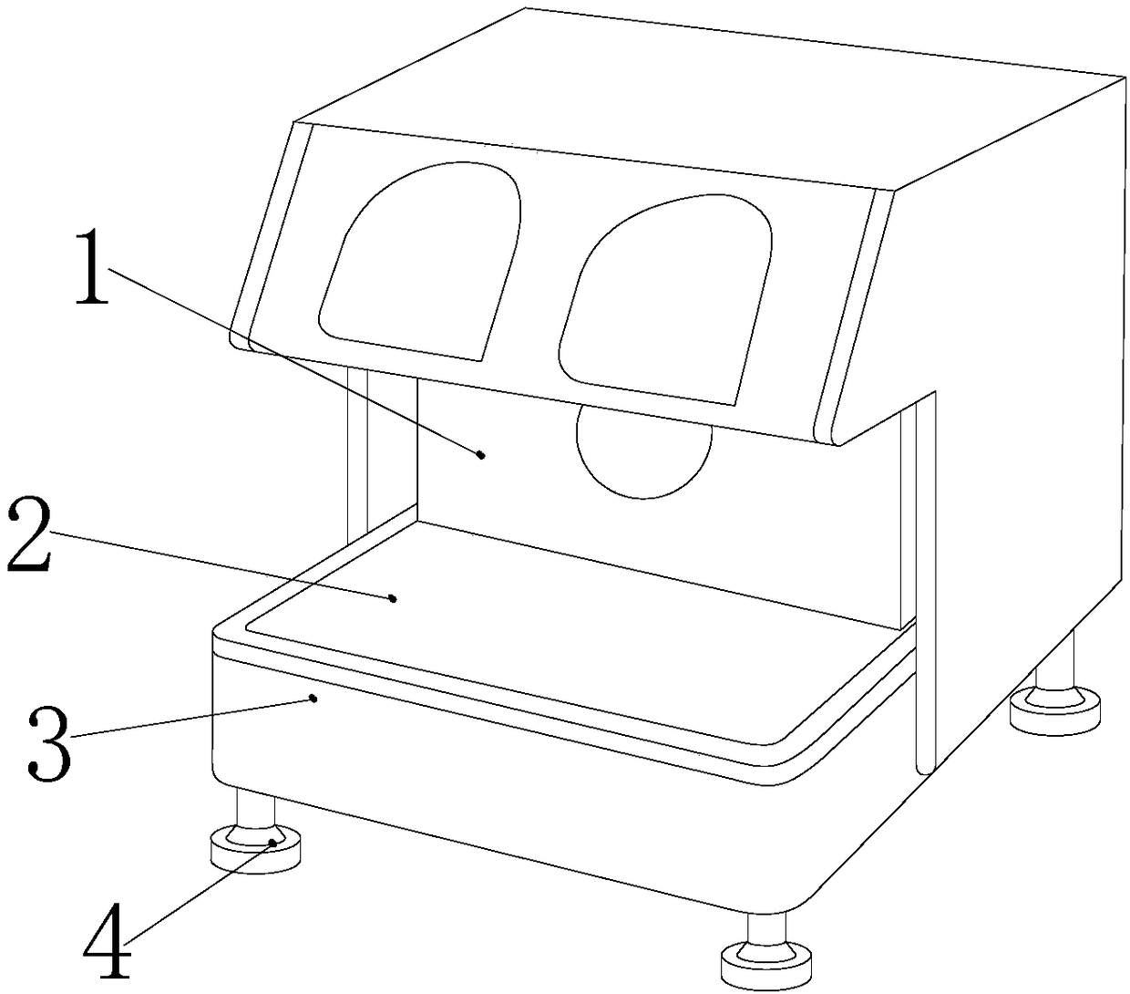 Automobile spare part modification processing device