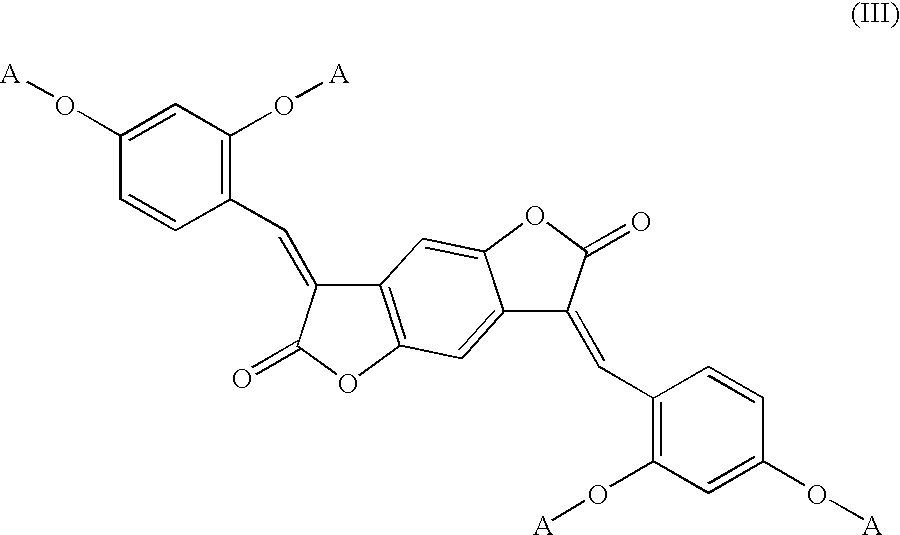 Polymeric articles comprising novel bismethine benzodifuranone derivative colorants