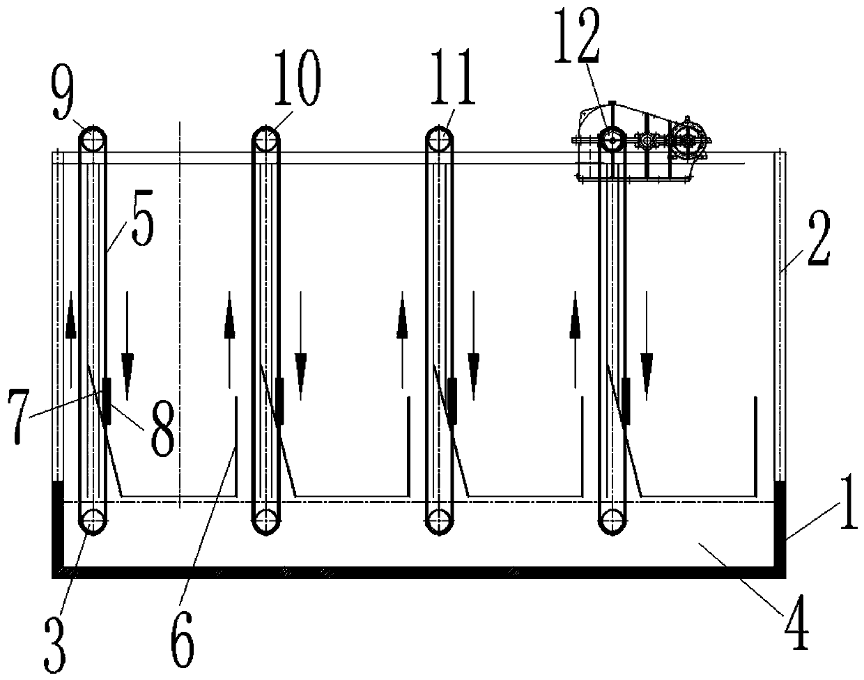 Liquid dung quick drying device and drying process