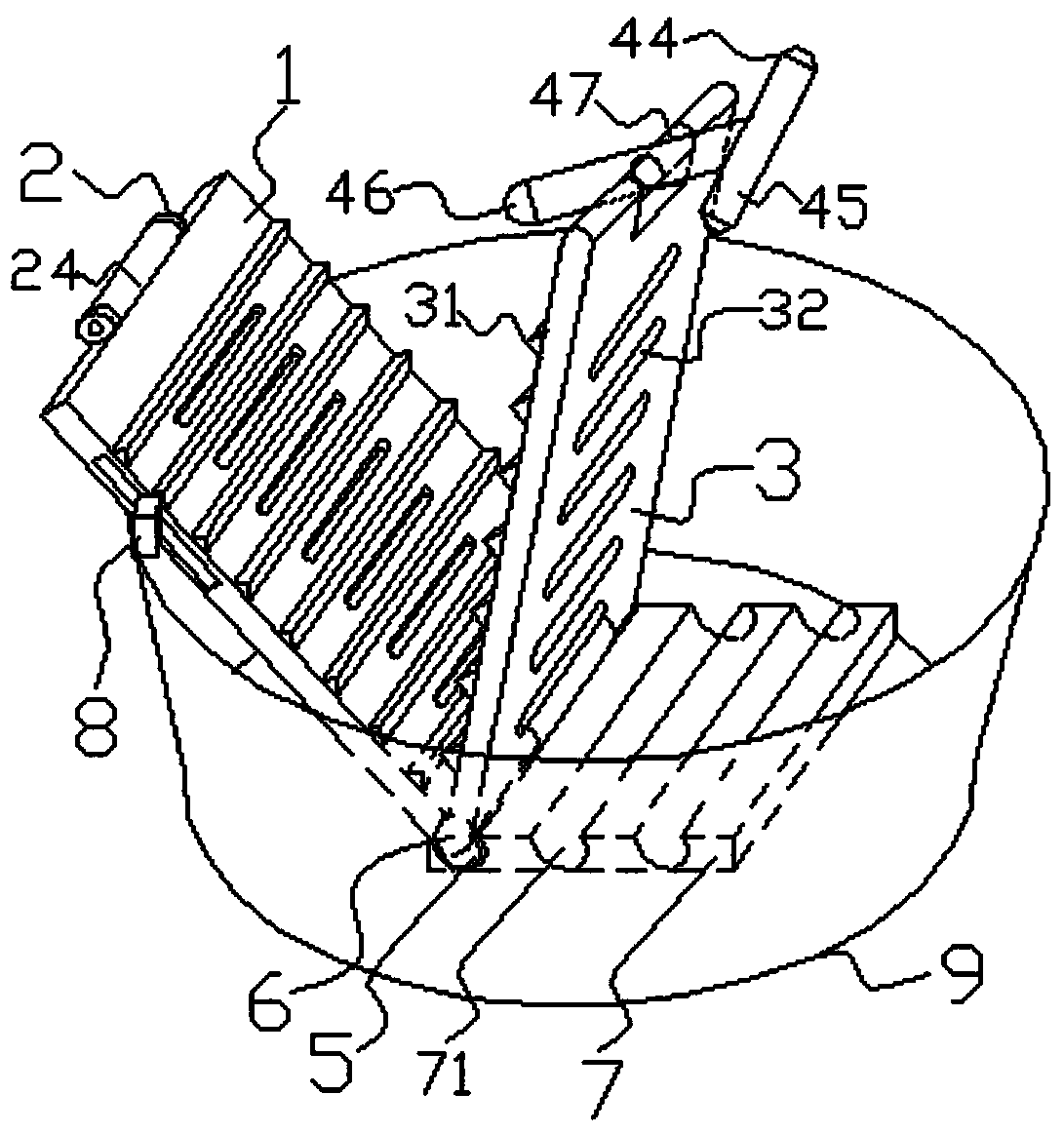 Manual clothes washing device