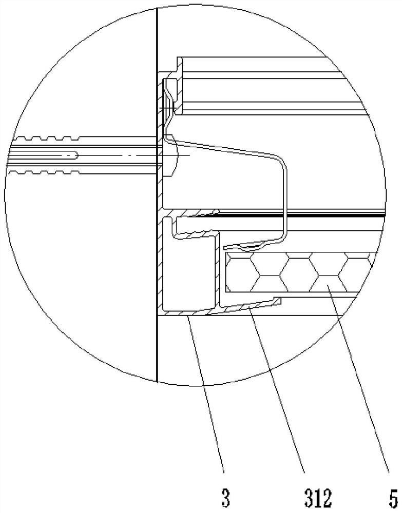 Suspended ceiling installation structure and installation method