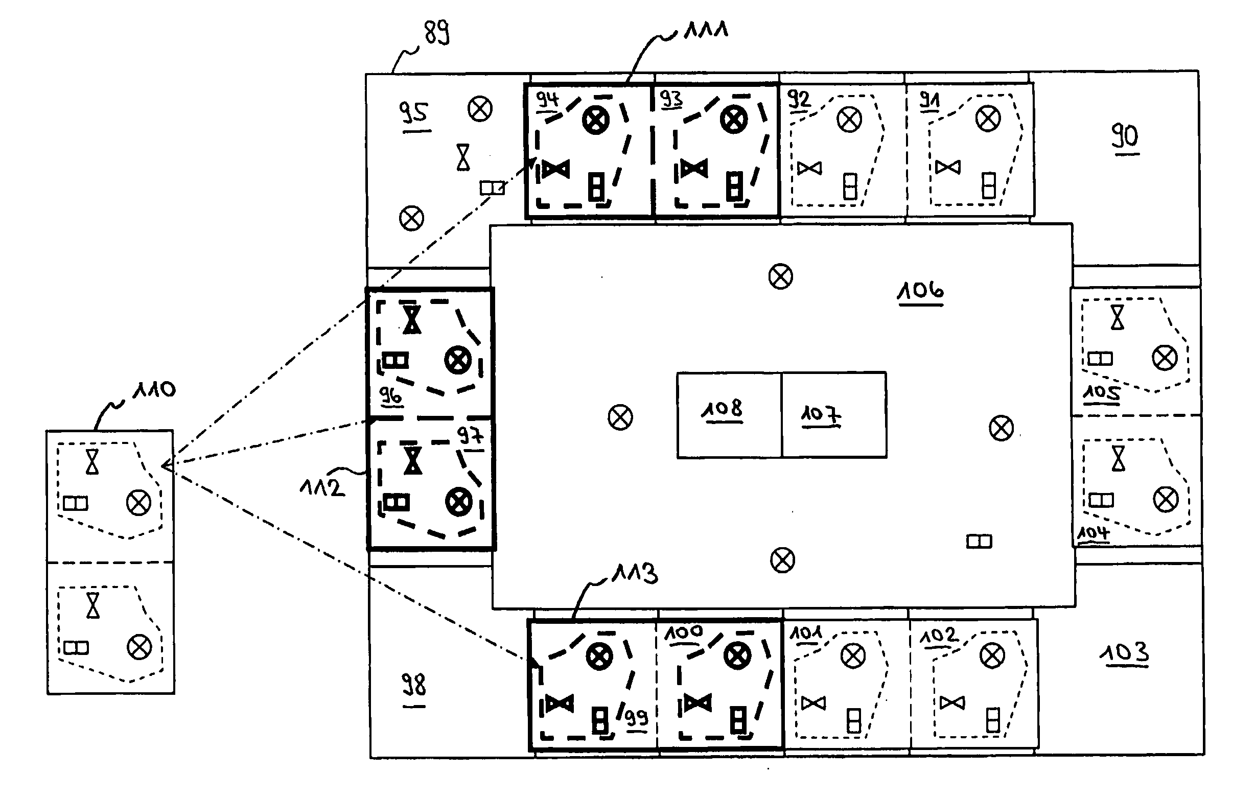 Method and system for generating combination of applications for building automation system